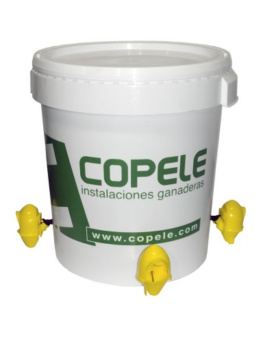 COPELE DEPÓSITO CON BEBEDEROS CON PROTECTOR COPAVI - 30 LITROS
