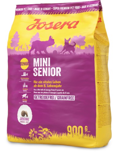 JOSERA MINISENIOR PIENSO PARA PERROS ADULTOS DE RAZAS MINIS 900 GR 5 X 900 GR - 2