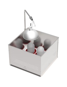 COPELE PARQUE PARA POLLITOS GALVANIZADO CON ACCESORIOS 