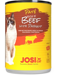 JOSERA JOSICAT PATÉ BEEF WITH PARSNIP TERNERA CON CHIRIVÍA PARA GATOS 400 GR 12 X 400 GR - 2