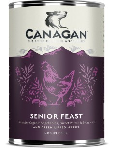 CANAGAN LATA DE FESTÍN PAVO Y POLLO CAMPEROS PARA PERROS SENIOR - 400 GR 400 GR - 2
