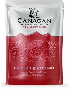 CANAGAN PATÉ DE POLLO Y ARENQUE PARA GATOS - 85 GR 85 GR