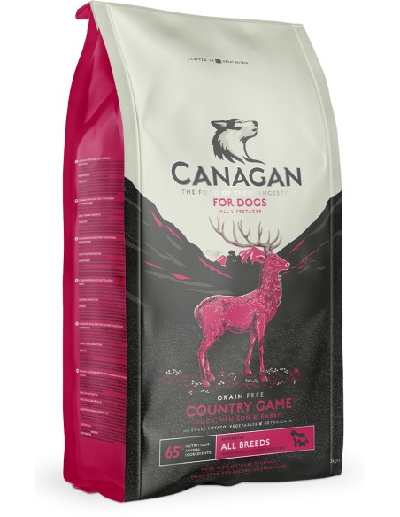 CANAGAN CARNES DE CAZA PARA PERROS 2 KG 12 KG 6 KG - 3