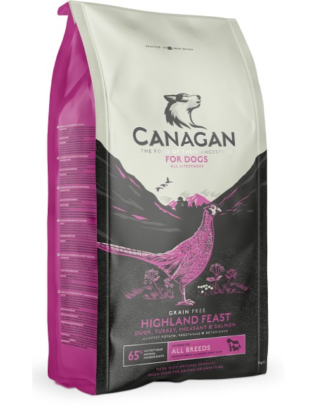 CANAGAN FESTÍN DE LAS HIGHLANDS PARA PERROS 2 KG 12 KG 6 KG - 3