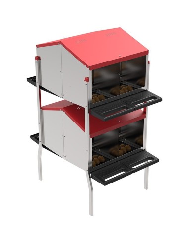 COPELE MÓDULO DE NIDOS PLATINUM CON PATAS - 8 DEPARTAMENTOS 