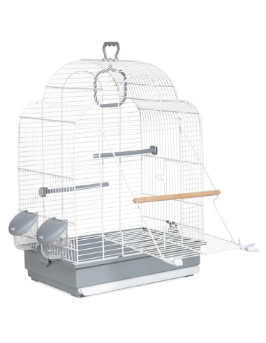 VOLTREGÀ JAULA PAJARO VOLTREGA 647 BLANCA - 39 X 25,5 X 54 CM 39 X 25 5 X 54 CM - 2