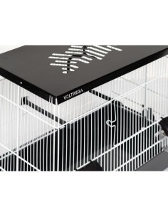 VOLTREGÀ JAULA PAJARO VOLTREGA 311 BLANCA - 50 X 27,5 X 37 CM 50 X 27 5 X 37 CM - 2 2