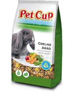 PET CUP MIXTURA CONEJO ENANO 800 GR