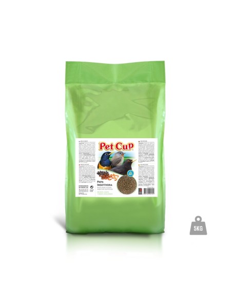 PET CUP PASTA INSECTIVOROS 5 KG 750 GR