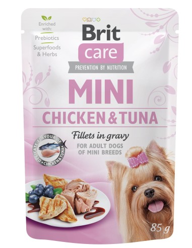 BRIT CARE MINI FILETES DE ATÚN Y POLLO POUCHE PERROS - 85 GR 85 GR - 2
