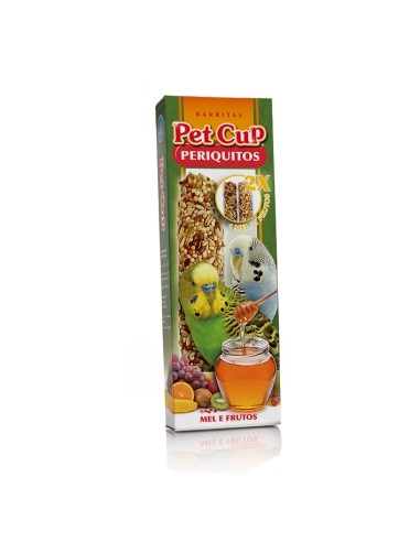 PET CUP BARRITAS PERIQUITOS MIEL - 110 GR 110 GR