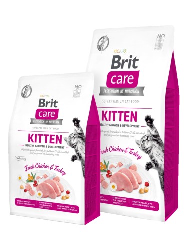 BRIT CARE CAT GRAIN FREE KITTEN GROWTH DEVELOPMENT 2 KG 400 GR 7 KG - 2