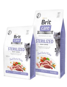 BRIT CARE CAT GRAIN FREE STERILIZED WEIGHT CONTROL 2 KG 400 GR 7 KG - 2