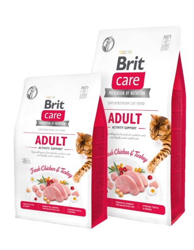BRIT CARE CAT GRAIN FREE ADULT ACTIVITY SUPPORT 2 KG 400 GR 7 KG - 2