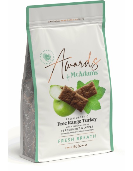 MCADAMS AWARDS PREMIOS DE PAVO CAMPERO ECOLÓGICO CON MENTA Y MANZANA - FRESH BREATH - 150 GR 150 GR - 2