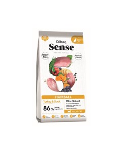 DIBAQ SENSE CAT GRAIN FREE HAIRBALL PATO Y PAVO 1 5 KG 6 KG - 2