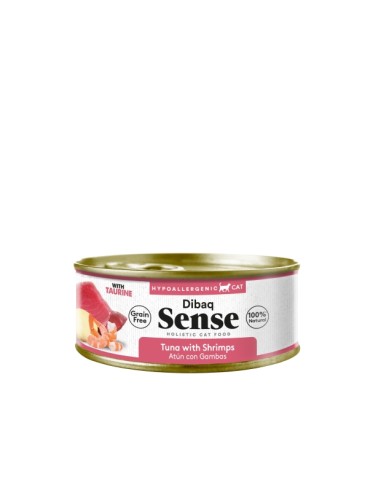 DIBAQ SENSE CAT GRAIN FREE ATÚN CON GAMBAS - 70 GR 70 GR - 2