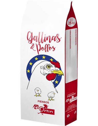 ORTÍN PIENSO B0 POLLITOS INICIACIÓN 10 KG 25 KG - 2