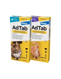ELANCO ADTAB ANTIPARASITARIO EN COMPRIMIDO PARA GATOS 0 5 - 2 KG - 2 2