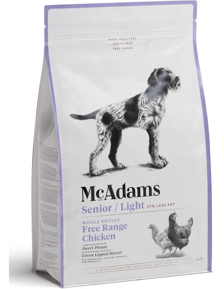 MCADAMS POLLO CAMPERO SENIOR Y LIGHT PARA PERROS 5 KG 2 KG 10 KG - 2