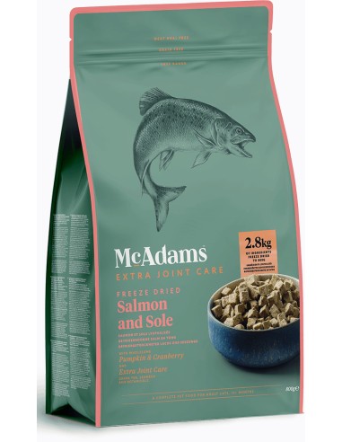 MCADAMS SALMÓN Y LENGUADO MCS LIOFILIZADO PARA GATOS 200 GR 800 GR - 3