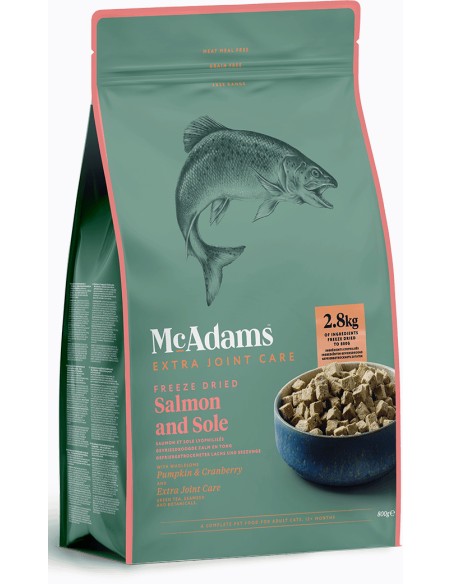 MCADAMS SALMÓN Y LENGUADO MCS LIOFILIZADO PARA GATOS 200 GR 800 GR - 3