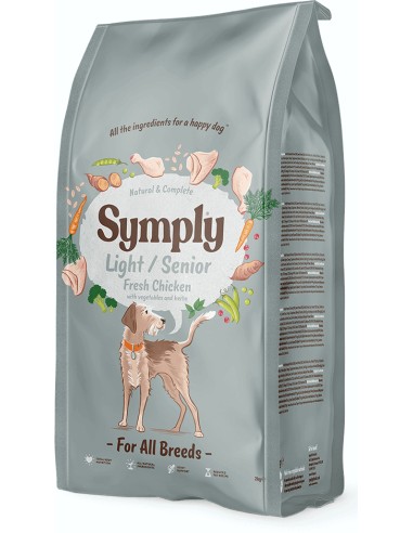 SYMPLY LIGHT Y SENIOR POLLO FRESCO PARA PERROS 2 KG 12 KG 6 KG - 2
