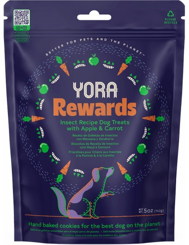 YORA TREATS PREMIOS CON MANZANA Y ZANAHORIA PARA PERROS - 100 GR 100 GR - 2