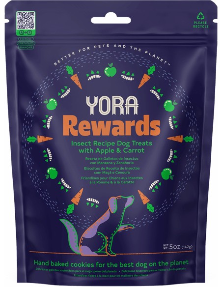 YORA TREATS PREMIOS CON MANZANA Y ZANAHORIA PARA PERROS - 100 GR 100 GR - 2