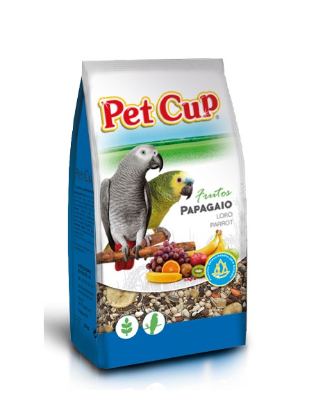 PET CUP MIXTURA LOROS CON FRUTAS 750 GR