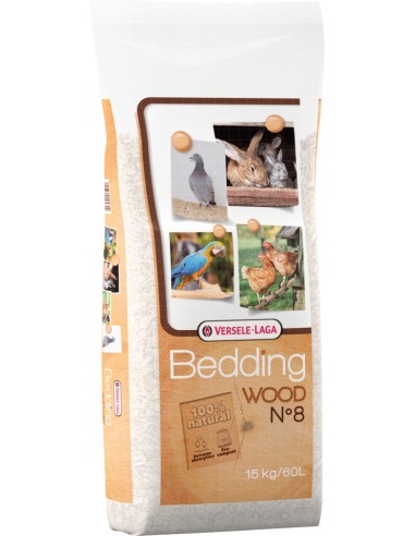 VERSELE LAGA BEDDING WOOD Nº8 LECHO DE HAYA - 15 KG 15 KG - 2