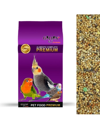 GALIAN COGASA MIXTURA PERIQUITOS ESPECIAL GALIAN 5 KG 6 KG 1 KG (BOLSA) 1 KG (CUBO) - 2