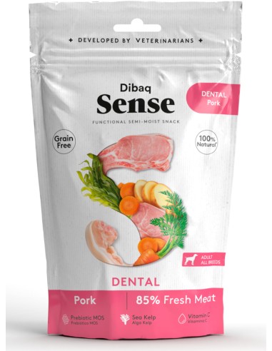 DIBAQ SENSE DOG SNACK DENTAL PORK - 100 GR 100 GR - 2