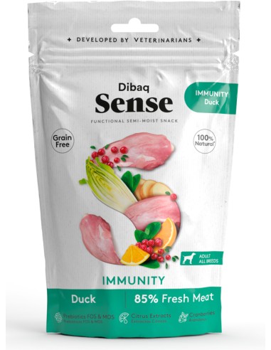 DIBAQ SENSE DOG SNACK IMMUNITY DUCK - 100 GR 100 GR - 2