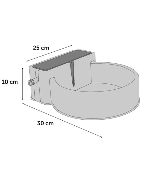 FLAMINGO BEBEDERO AUTOMATICO EXTERIOR DRAVA - 2,5 LITROS 2 5 LITROS - 7