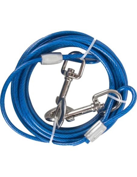 FLAMINGO CABLE ACERO AMARRE AZUL - 5 METROS 5 METROS - 2