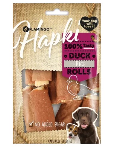 FLAMINGO GOLOSINA HAPKI CIGARRO PATO Y ARROZ - 85 G 85 GR - 2