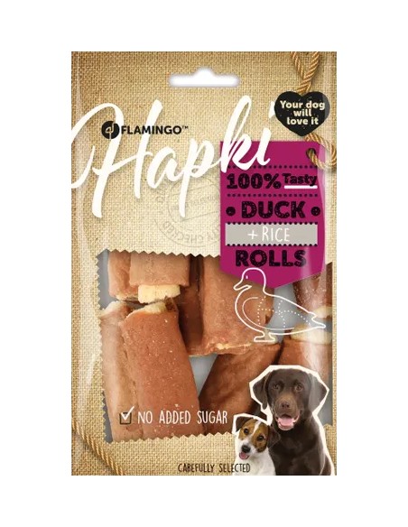 FLAMINGO GOLOSINA HAPKI CIGARRO PATO Y ARROZ - 85 G 85 GR - 2