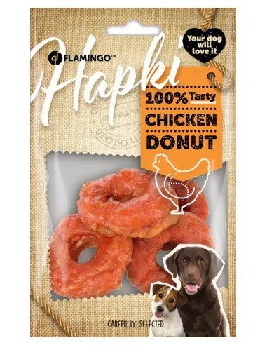 FLAMINGO GOLOSINA HAPKI DONUT CON POLLO 4 UNIDADES - 95 GR 95 GR - 2
