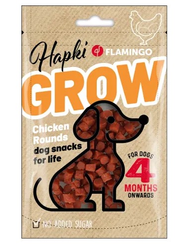 FLAMINGO GOLOSINA HAPKI GROW REDONDAS POLLO - 85 GR 85 GR - 2