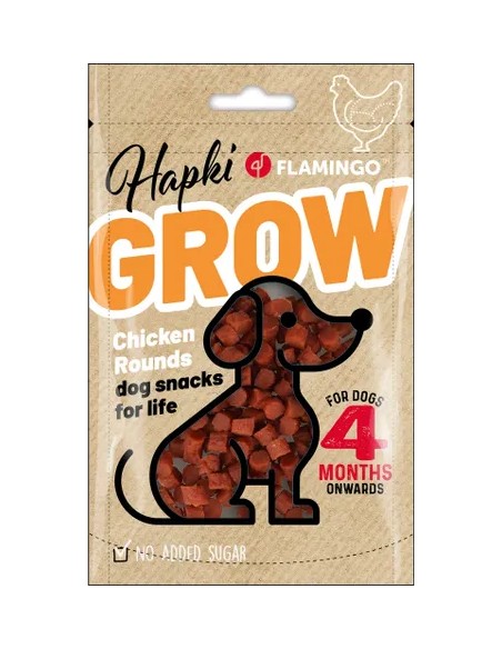 FLAMINGO GOLOSINA HAPKI GROW REDONDAS POLLO - 85 GR 85 GR - 2