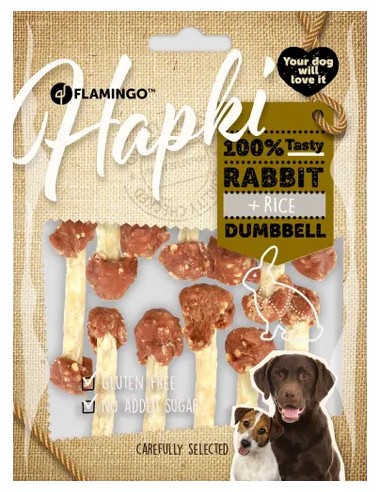 FLAMINGO GOLOSINA HAPKI PESA CONEJO Y ARROZ - 150 GR 150 GR - 2