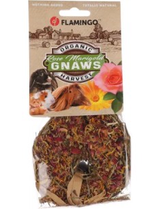 FLAMINGO GOLOSINA ROEDORES DONUT ROSA Y CALÉNDULA - 65 GR 65 GR - 2 2