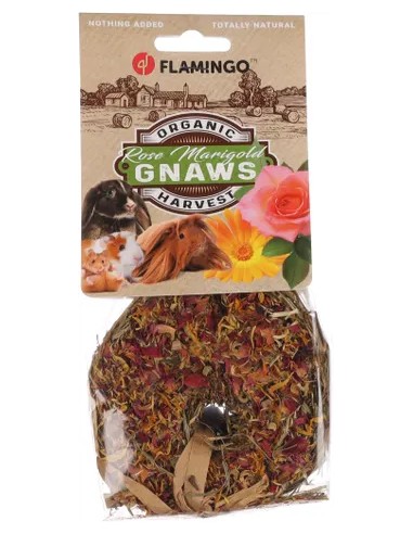 FLAMINGO GOLOSINA ROEDORES DONUT ROSA Y CALÉNDULA - 65 GR 65 GR - 3
