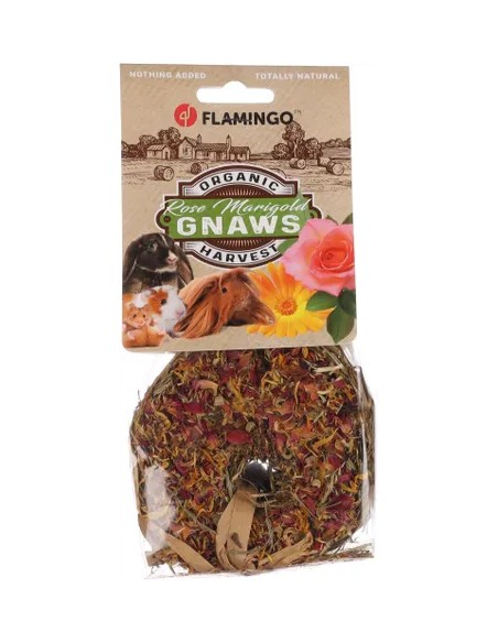 FLAMINGO GOLOSINA ROEDORES DONUT ROSA Y CALÉNDULA - 65 GR 65 GR - 3