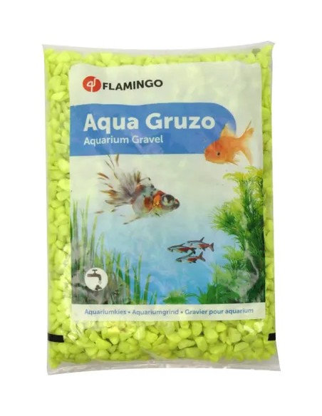 FLAMINGO GRAVA ACUARIOS NEON AMARILLA - 1 KG 1 KG - 2