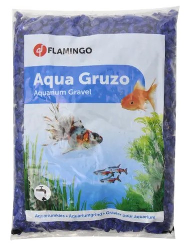 FLAMINGO GRAVA ACUARIOS NEON AZUL OSCURO - 1 KG 1 KG - 2
