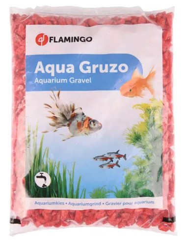 FLAMINGO GRAVA ACUARIOS NEON ROJA - 1 KG 1 KG - 2