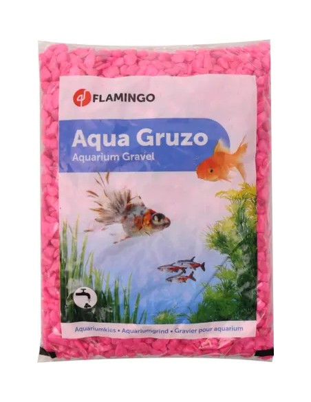 FLAMINGO GRAVA ACUARIOS NEON ROSA - 1 KG 1 KG - 2