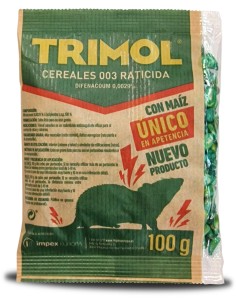 IMPEX EUROPA RATICIDA TRIMOL CEREALES 003 - 100 GR 100 GR - 2